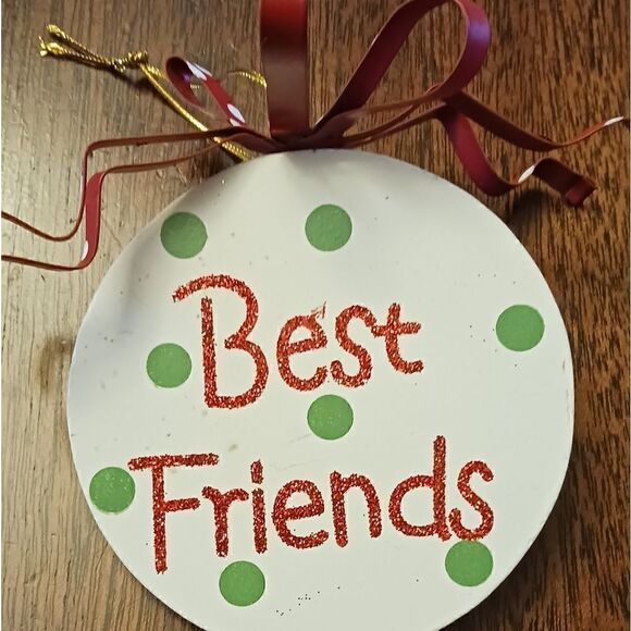 Best Friend Wooden Plaque on Hanger - Picture 4 of 7